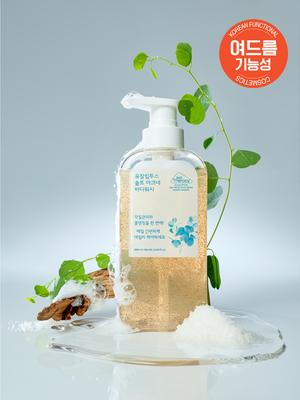 Salztherapie Eukalyptus Salz Akne Körperwäsche Woody Breeze 400ml
