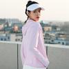 Sun Protective Coat Thin Hooded Sun Protective Clothing Women Outdoor Long Sleeve Jacquard Breathable Quick Drying Sun Protective Clothing