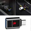 Car Sticker 2025 Hot OTG Adapter Car USB Data Cable Converter Type C Mobile Phone Charging Cable Charger For Peugeot 207 3008 20