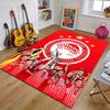 Olympiacos F.C Polyester Carpet, Soft Indoor Mat for Office Chair, Living Room, Computer Desk - Decorative Home Office Rug Design