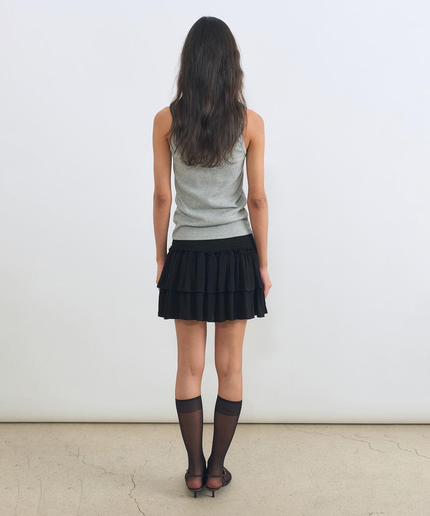 Insilence Woman Smoking Mini Skirt Black