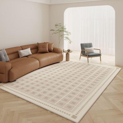 Modern Simple Waterproof Carpet and Coffee Table Set for Living Room and Bedroom