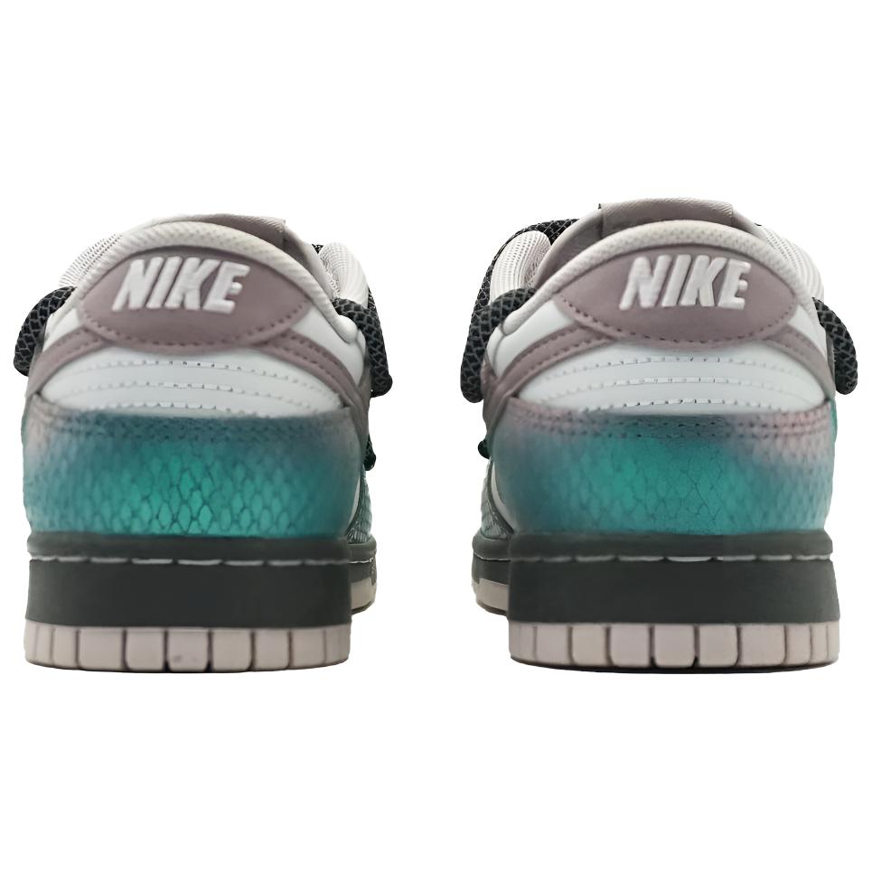 Nike Dunk Leather Low top Skateboard Shoes Unisex Cyan HV6932-299(Team-1322-)