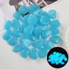 50Pcs/bag Fish Tank Landscaping Luminous Stone, Aquarium Resin Super Bright Artificial Luminous Stone, Pebble Wholesale, Fluorescent Stone