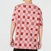 Puma Downtown Aop Tee Checkerboard Short Sleeve T-Shirt Men Tops Peach 535365-24