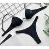 Celebrity Same Hard Tight Elastic Swimsuit With Steel Ring Summer Women's Bikini Suit P