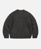 Frizmworks Brushed Wool Round Cardigan _ Brown
