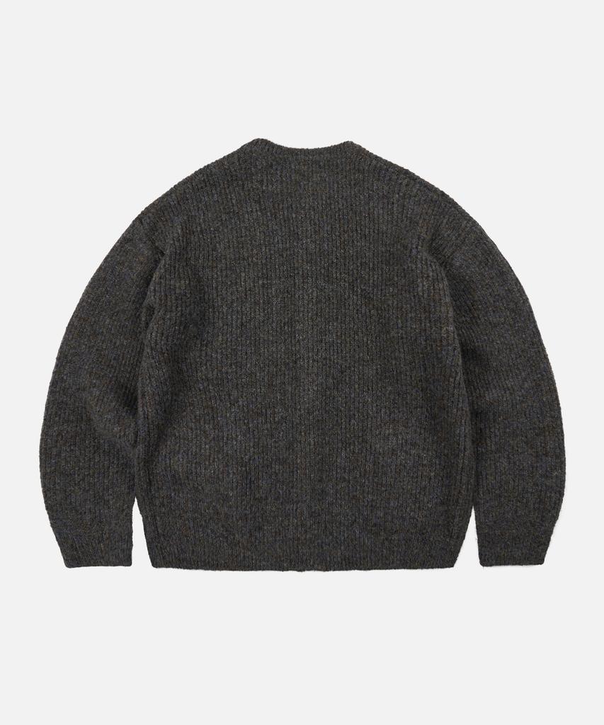 Frizmworks Brushed Wool Round Cardigan _ Brown