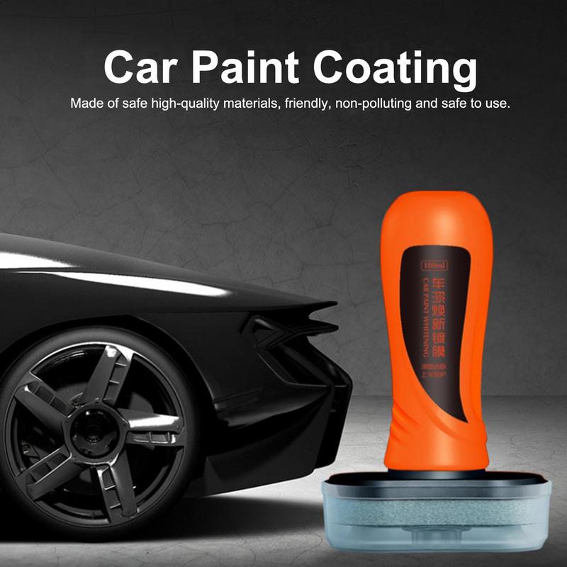 Anti-Rain For Car Glass 100ml Car Glass Cleaner Automotive Oil Film Cleaning Brush Oil Film Remover For Car Window Bathroom