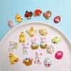 100Pcs New Cute Cartoon Easter Flatbacks Scrapbooking Phone Shell Decoration DIY Jewelry Craft Doll House Accessories