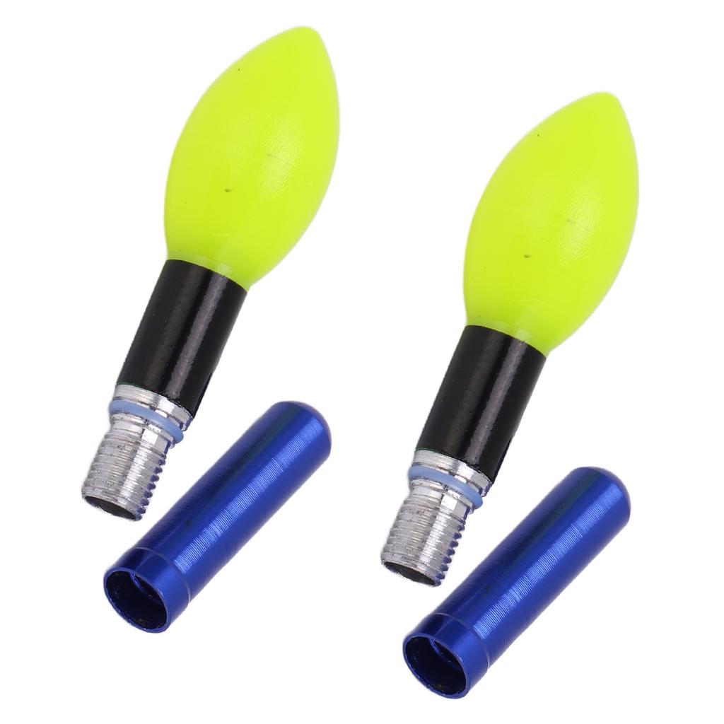 2ks Svítící rybářské splávky LED Svítící rybářské splávky pro noční rybolovModré