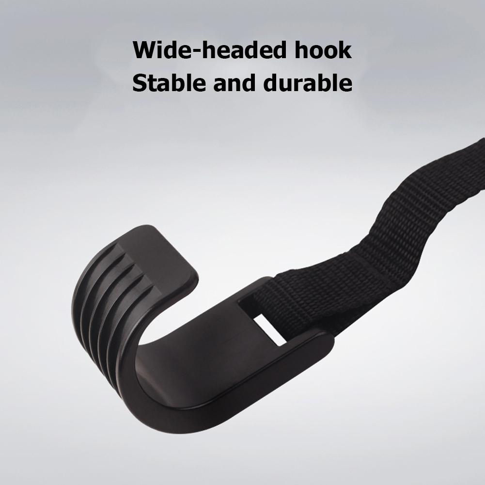 Portable Car Back Storage Hooks Seat Headrest Hanger Adjustable Length Flexible Compactness for Groceries Bag Handbag