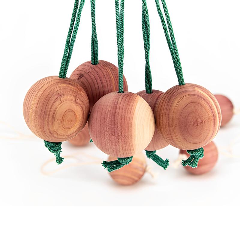 Cedarwood Balls For Home Decor Moisture-Proof Breathable Fragrance Accessories Wardrobe Cedarwood Beads 1Pc