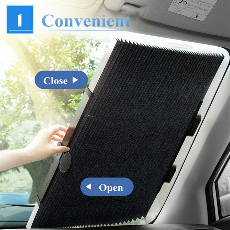 Cortina retractabilă pentru mașină Protecție UV Parbriz Accesorii parasolare