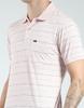 MONTE CARLO Męska koszulka polo w paski z krótkim rękawem o regularnym kroju