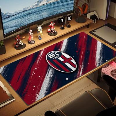 Bologna FC 1909 Large Size Mouse Pad Large Gaming Table Cushion Non-slip Laptop Tablet Big Mousepad XXL Mat Mini PC Playmat With Lock Edge