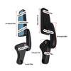 Handlebar Mount Mirrors Motorcycle Scooter Blue Glass Rearview Mirror Universal Motorbike Rear Mirror Angle Adjustable