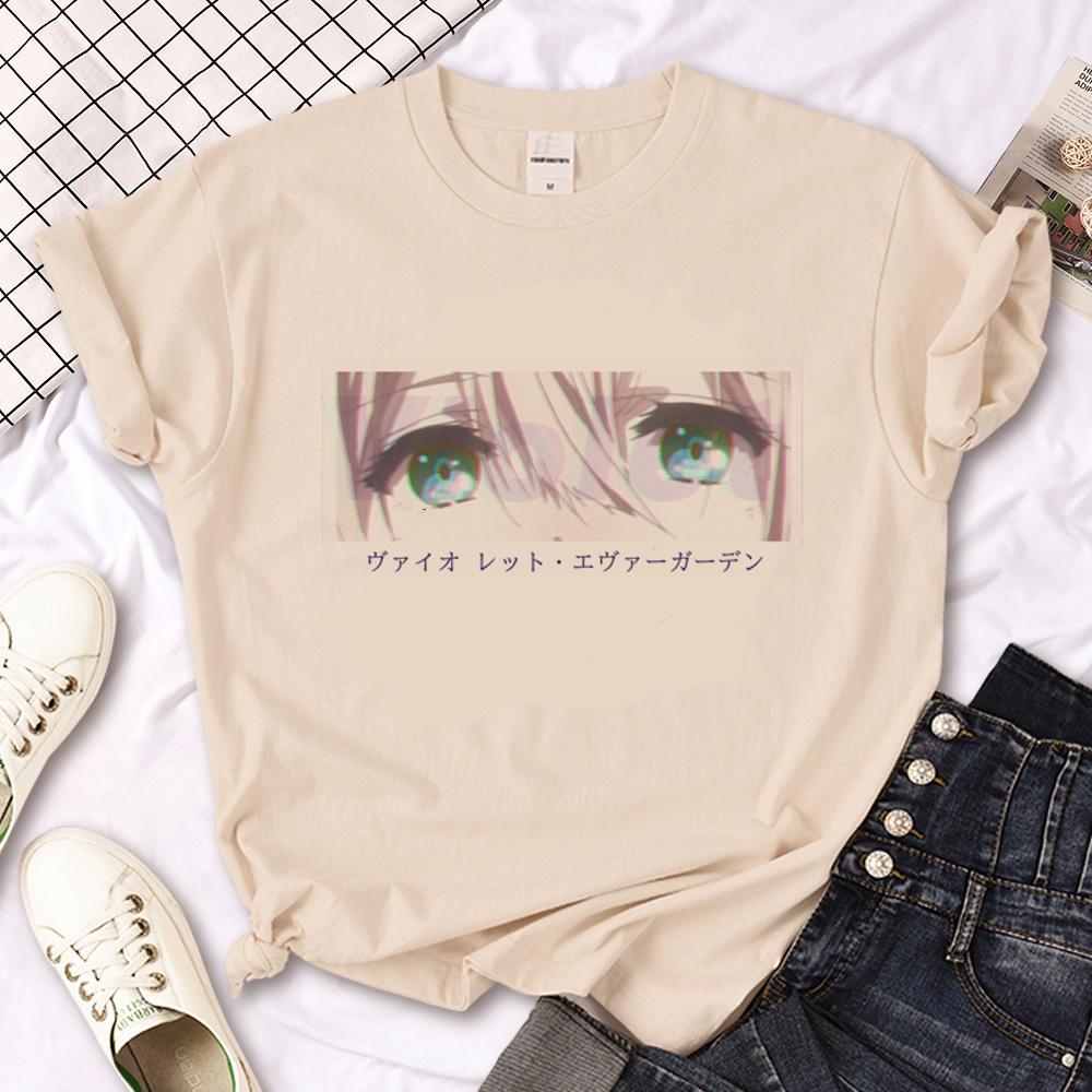 

Violet Evergarden tshirts women graphic Tee female graphic y2k clothes S