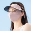 MEET SUNNY Summer UV Protection Ice Silk Face Visor
