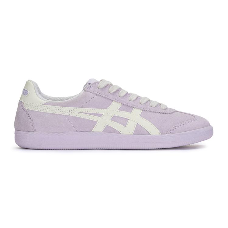 Onitsuka Tiger Tokuten Cow Split Leather Fashion Versatile Low-Top Skate Shoes Unisex sneaker Light-Purple 1183C254-021