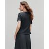 Chuyu Viscose Knot T-Shirt and Skirt Two-Piece Set