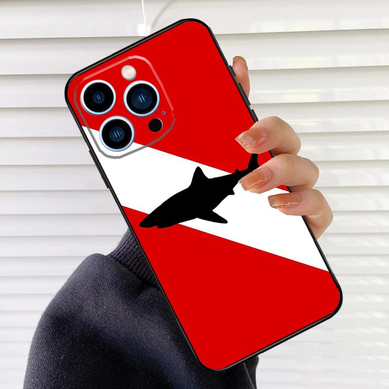 Cartoon Sharks Phone Case For iPhone 17 16 15 14 13 12 11 Pro Max mini 15 16 Plus 16e 17 Air Cover Fundas