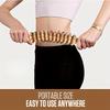 1pc Curved Wood Massage Roller Tools, Massage & Wooden Muscle Roller Stick for Waist, Neck And Thigh, Stomach Rolling Massager Tool