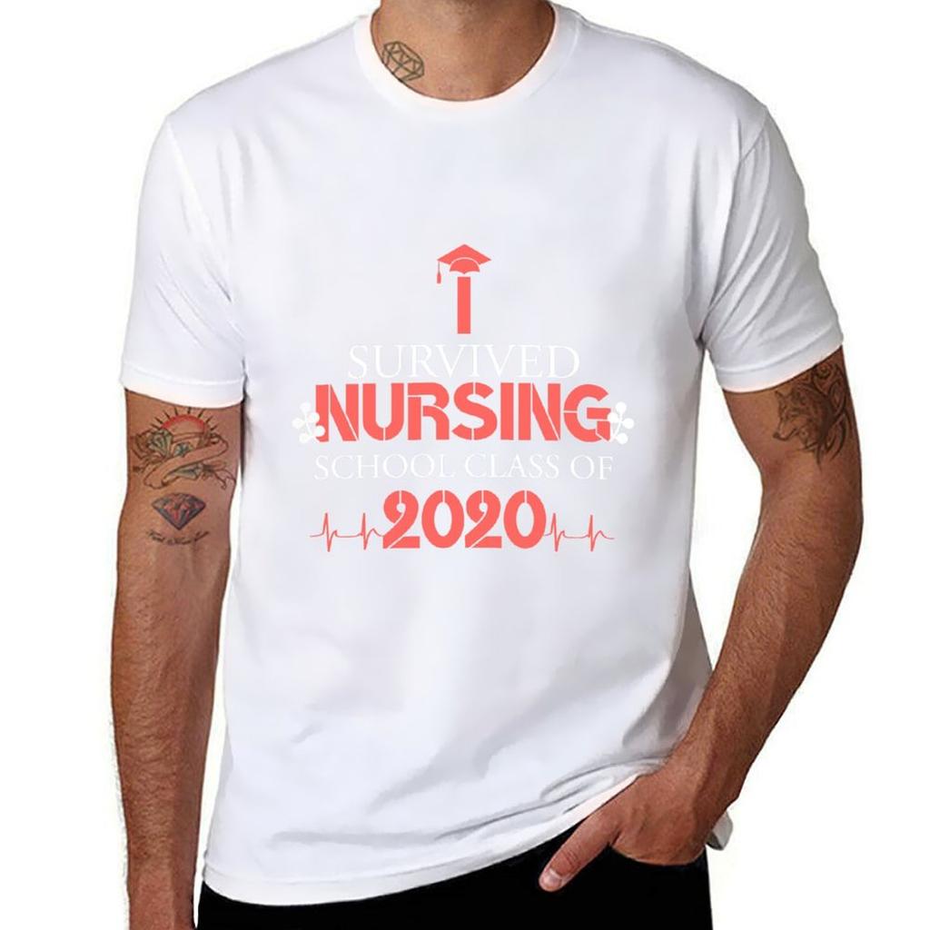 I Survived Nursing School Class Of 2020 Gift For Unisex And Unisex TShirt Summer Sports Quick Dry TShirt
