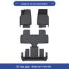 Tesla Model Y 6-Seater TPE Dirt-Resistant Floor Mats with Metal Pedals