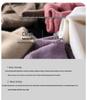 Women's Thick 100% Wool Raglan Sleeve Round Neck Sweater - Loose Knit Long Sleeve Pullover for Autumn/Winter