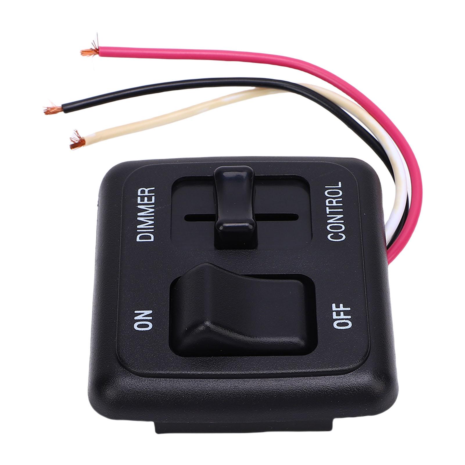 

Выключатель постоянного тока с диммерным управлением 60 Вт для светодиодных, галогенных, ламп накаливания, тумблер для автодома, грузовика, морского транспорта, ленточного освещения