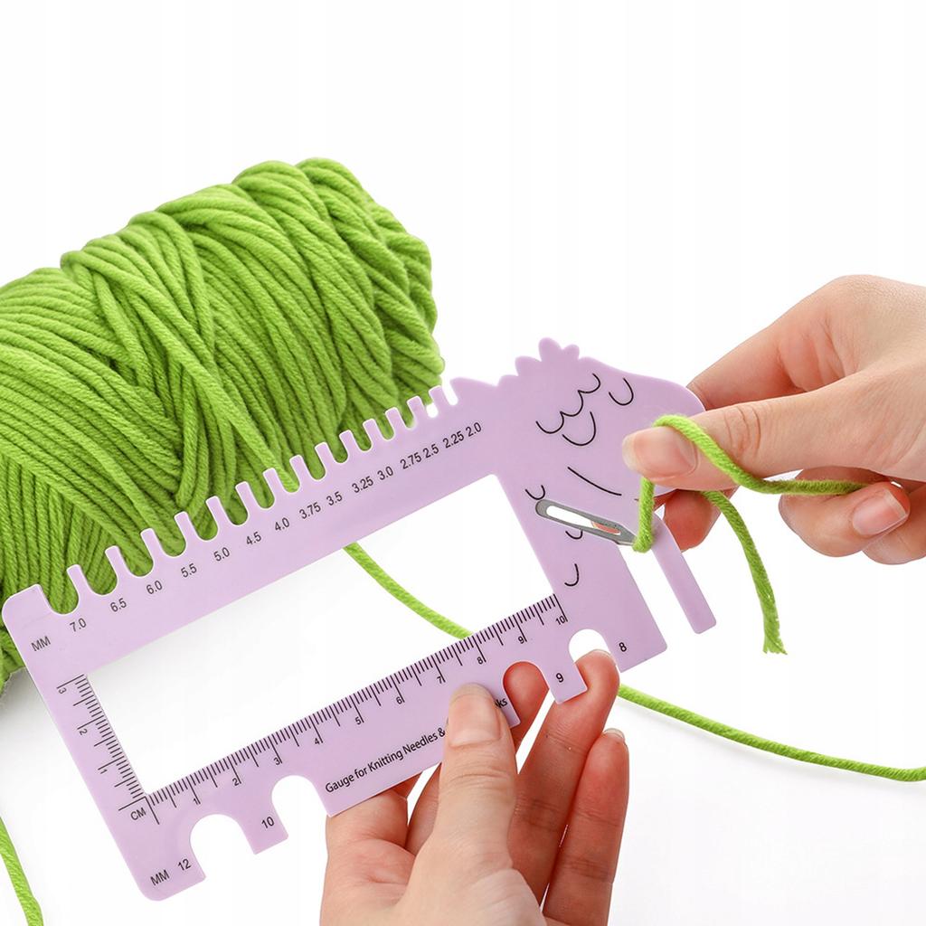 Sheep Crochet Needle Gauge Multifunctional Device