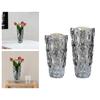 Clear Glass Flower Vase, Thickened Crystal Vase for Decoration