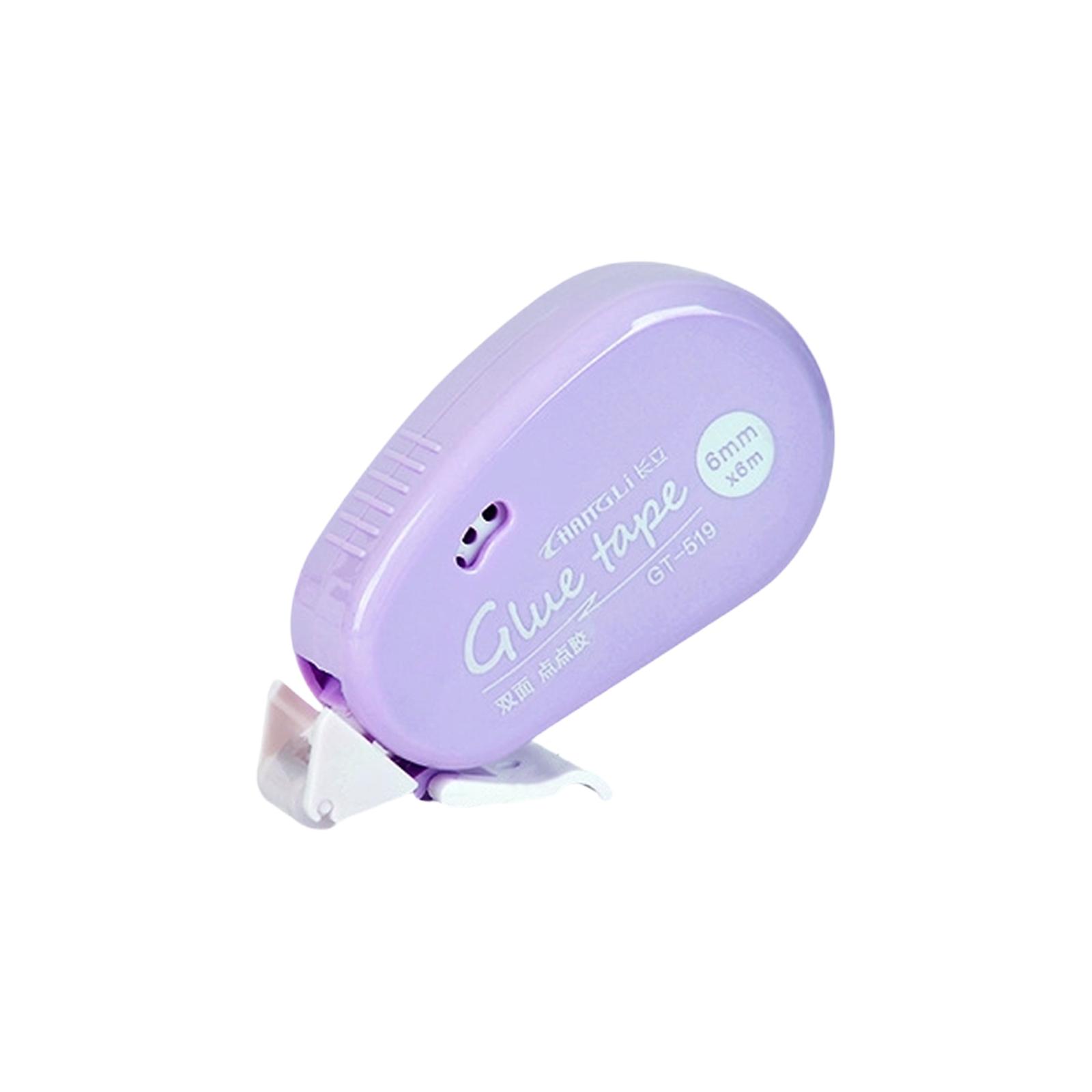 Высоковязкая точечная двусторонняя клейкая лента, большая емкость, для школы one size фиолетовый