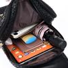 Luxury Women Leather Backpacks For Girls Sac A Dos Casual Daypack Black Vintage Backpack School Bags For Girls Mochila Rucksack Quality