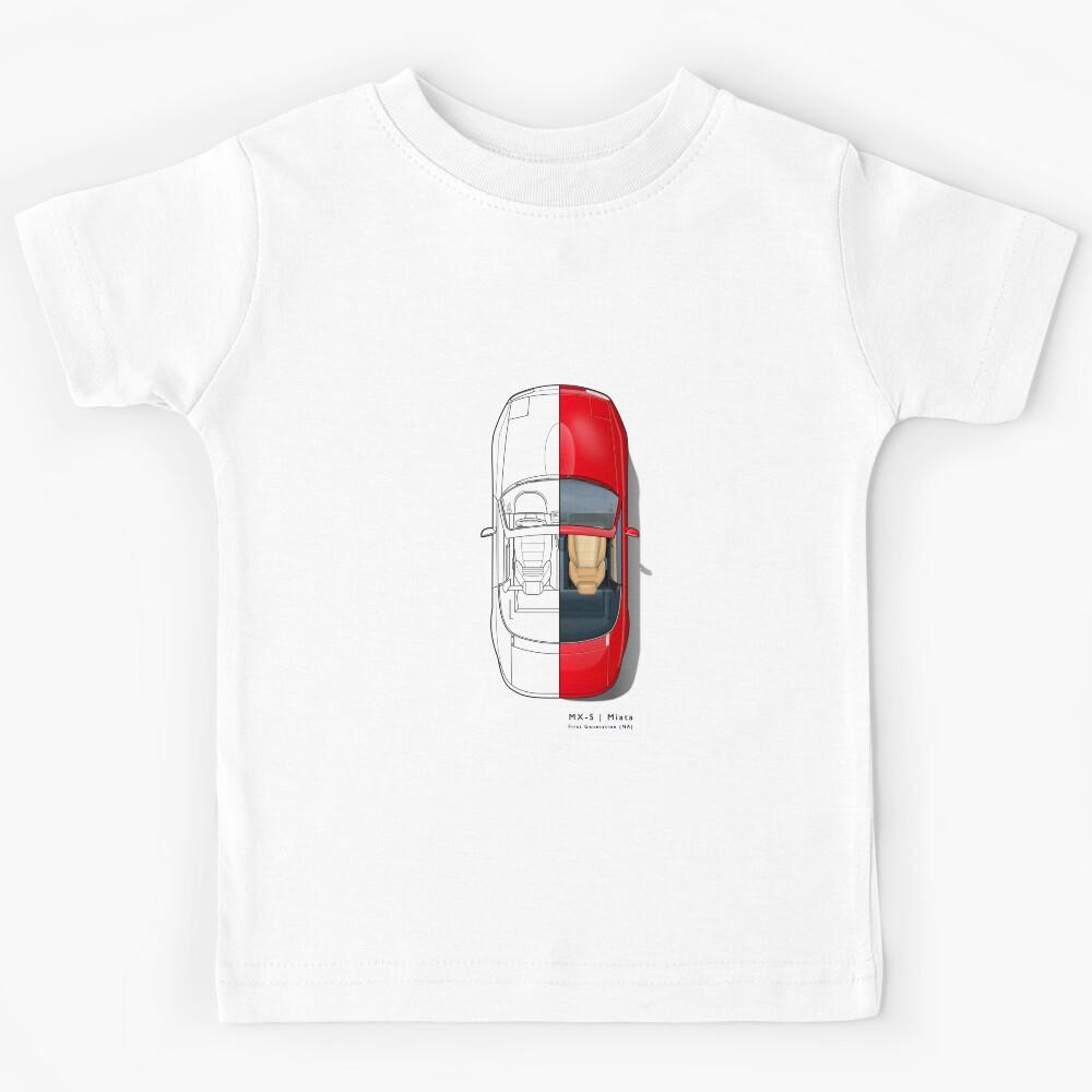 The Art of Wheels: MX-5 NA - type iv Kids T-Shirt 110