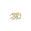 Xiaoxiang Thread Double Letter Lapel Pin with Decorative Brooch