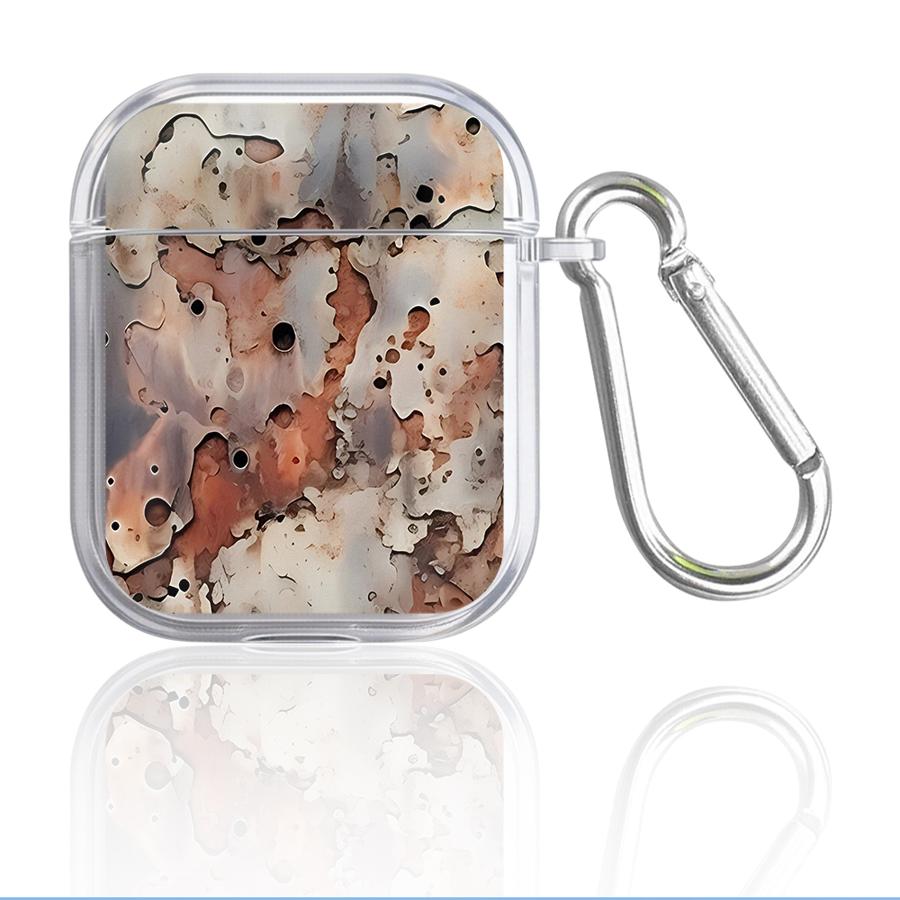 Fashion Rust Clear Earphone Cases Cover Case For Airpods 3 Pro3 4 Pro2 Pro 1 2