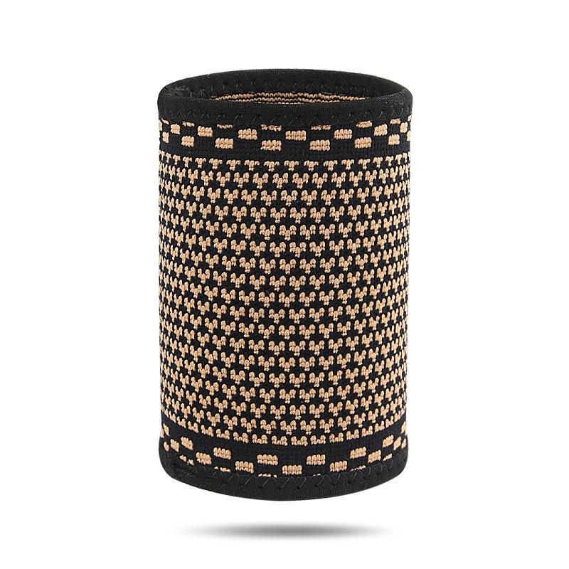 

Спортивный напульсник из медного волокна для тяжелой атлетики, бега, езды на велосипеде, плотно прилегающий, фиксированный, эластичный, с компрессионной поддержкой XL