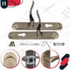 Door Handle Long Plate For Cylinder Insert Classic Patina 72