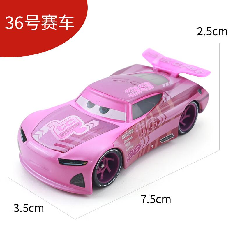 Disney Cars 1:55 Diecast Alloy Racing Car - Lightning McQueen & Jackson Storm Metal Model Collectible Christmas Gift