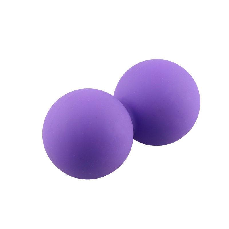 Silicone Muscle Relaxation Massage Ball - Solid Fitness & Training Peanut Ball for Foot Sole