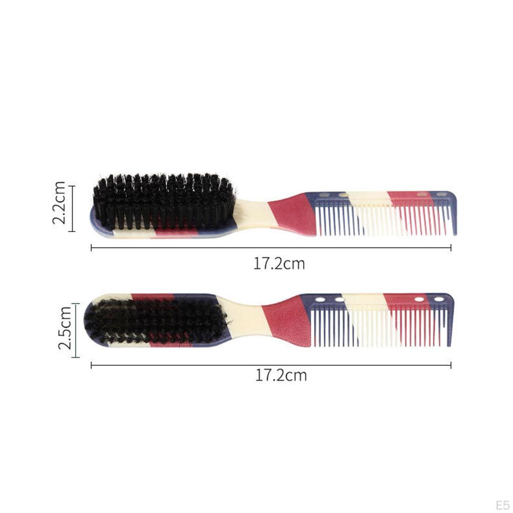 Ends Hair Brush Comb, Oil Head Comb Brush, 2 in 1 Styling Tools, Barber Accesories, Hairdressing