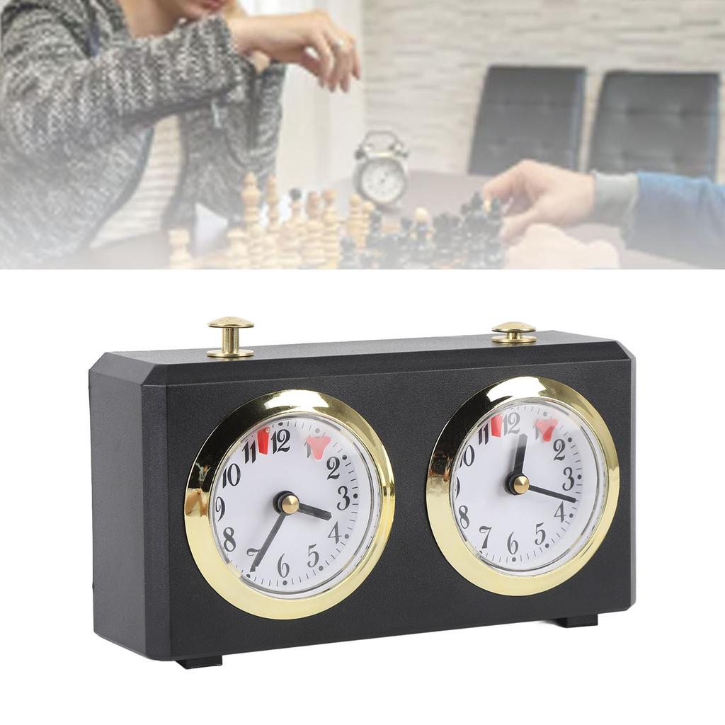 Mechanical Chess Clock Vintage Analog Chess Clock with Large Dials Wind Up Mechanism for Weiqi Competitions