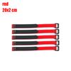 5Pcs Nylon Antiskid Cable Tie Down Straps For Rc Eachine Lipo Battery Multicolor Nylon Straps Magic Tapes Sticker 20/30*2Cm Set