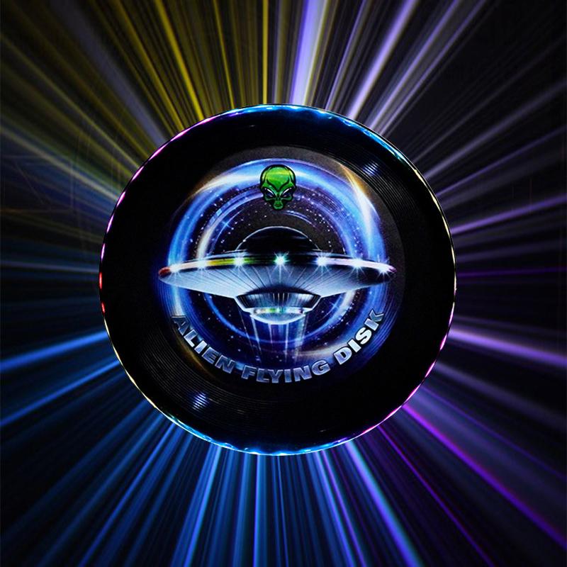 Frisbee luminos colorat RGB
