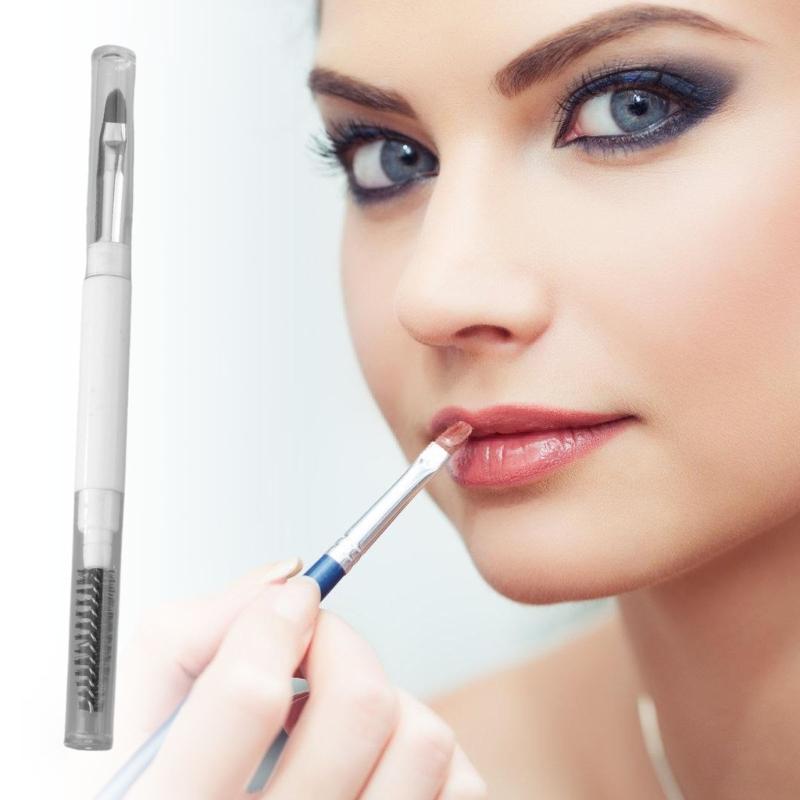 Eyebrow Brush with Soft Bristles for Natural Makeup Looks Double Ended Eyeliners Makeup Brush Lip Cosmetic Brushes