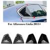 ABS Rear Window Louver for Alfaromeo Giulia 2015+ Triangular Shutter Louver Side Splitter Spoiler Auto Parts Car Accessories