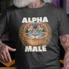 Ironic Alpha Male Cat Rainbow, Funny Unisex Tshirt, Funny Shirt, Funny Graphic Tee, Offensive Shirt, Weird Shirt