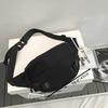 1pc Men's Solid Color Daily Commuting Trendy Street Versatile Exquisite Chest Bag